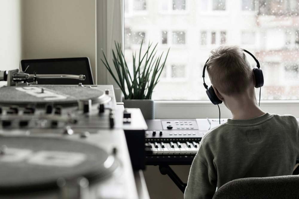 fejhallgatós zongora gyakorlás